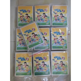 Flashcard tiếng anh BGD 1,2 khổ a5 , ép plastic 2 mặt