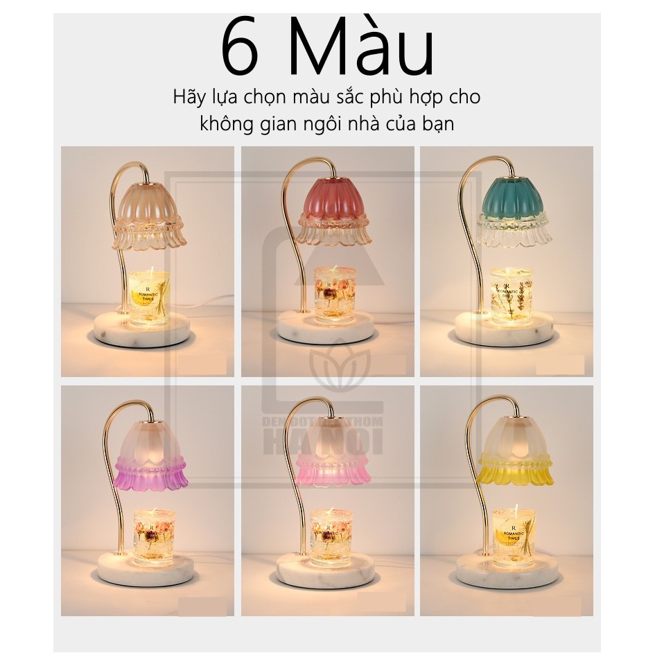 Đèn Đốt Nến Yankee, Bath & Body Works,  Bartek - Warmer Candles GU10 35W - Phong cách Hàn Quốc, có núm chỉnh độ sáng