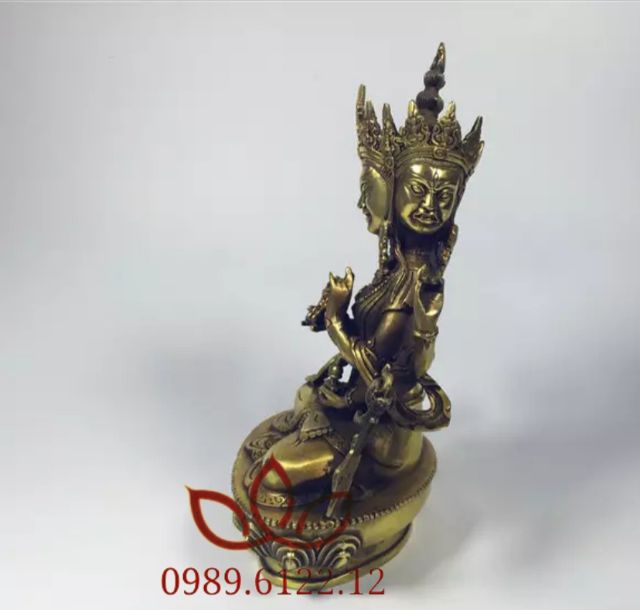 Tượng đồng Phật Đảnh Tôn Thắng cao 22 cm