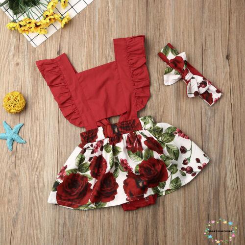 Bộ jumpsuit không tay phối bèo dễ thương dành cho bé sơ sinh