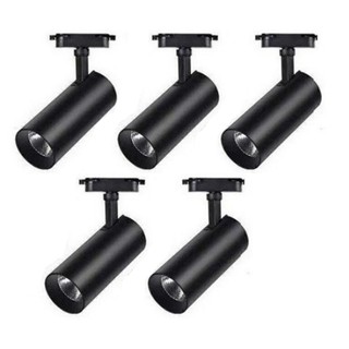 Bộ 5 Đèn Led rọi ray ống bơ 3W trang trí shop