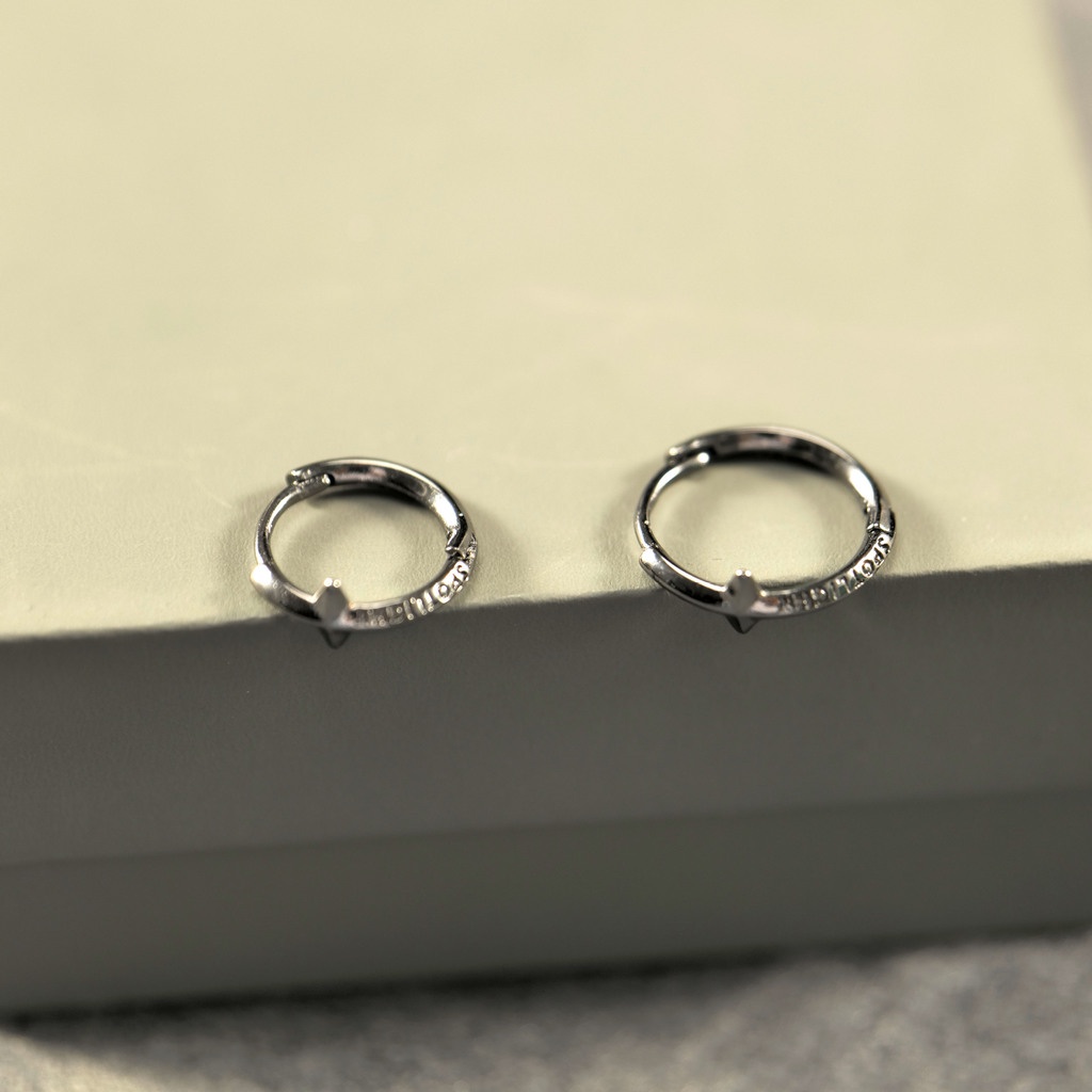 Khuyên Tai Phong Cách hip hop Đơn Giản Dễ Phối Đồ