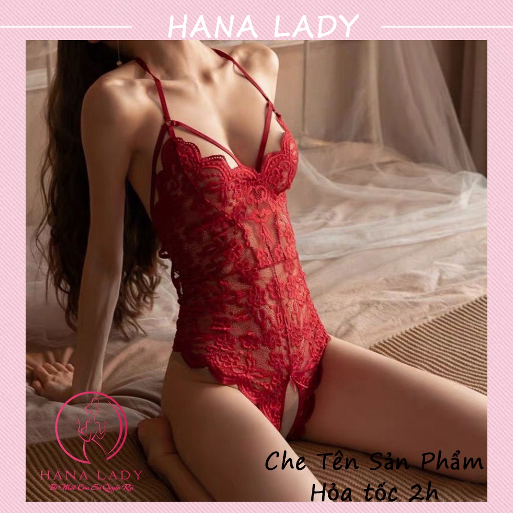 Đồ ngủ xuyên thấu, bộ mặc nhà gợi cảm set ngủ bodysuit ren sexy tàng hình siêu khiêu gợi chất liệu cao cấp - VN460