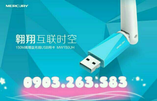Usb bắt sóng WIFI tốc độ 150Mbps Chính Hãng Mercury cho máy để bàn PC | BigBuy360 - bigbuy360.vn