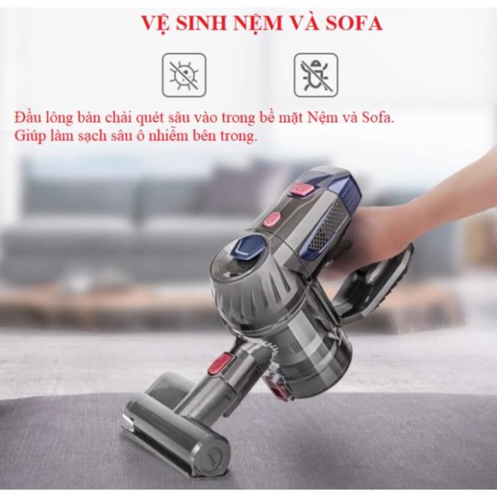 Máy Hút Bụi Cầm Tay Không Dây ZEK-K7 Pin Rời Hút Bụi Gia Đình Giường Nệm Xe Hơi [Chính Hãng Bảo Hành 12 Tháng] | BigBuy360 - bigbuy360.vn