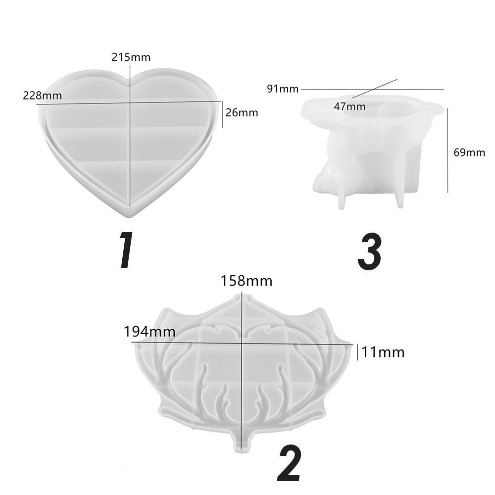 Khuôn Làm Giá Đỡ Trang Sức Hình Chú Hươu Bằng Nhựa Epoxy Độc Đáo DIY