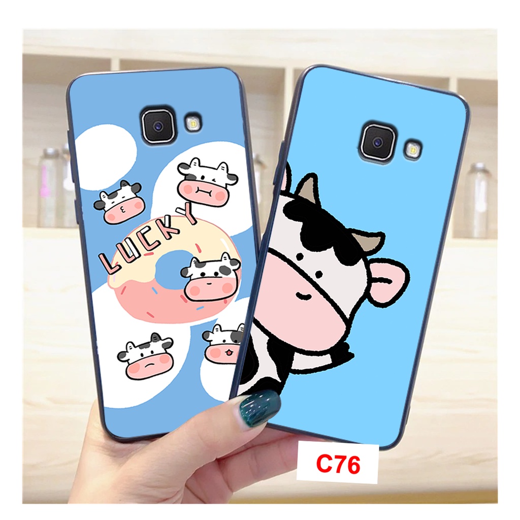 Ốp Lưng Samsung J7 prime - J4plus/j4 core In Hình Bò Sữa Cute, Nhiều Màu Sắc Mới P3