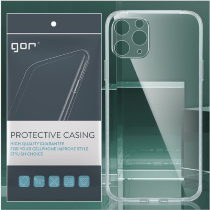 Ốp lưng dẻo Gor cho iPhone 15 pro max 14 pro max/13 mini/13/13 pro/13 pro max/ 12 Mini, 12, 12 Pro,12 Pro Max trong suốt