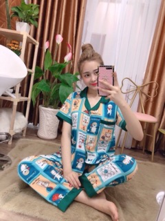 BỘ PIJAMA LỤA THÁI BIG SIZE 65-75KG