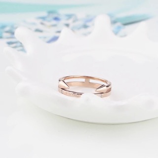 Nhẫn TiTan Ko Đen Soàn Love