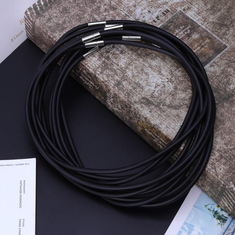 10 dây cao su làm vòng cổ thời trang