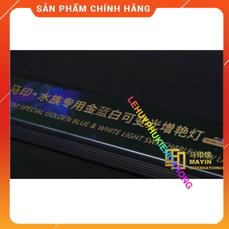 Đèn bể cá Mayin 2 chế độ cho bối vàng, bối blue 92cm 112cm 142cm