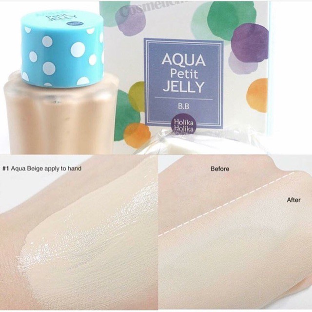 Kem Nền Dạng Thạch Holika Holika Aqua Petit Jelly BB Cream SPF20 PA++ #02 40ml KBeauty