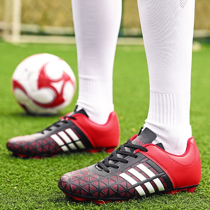 [Hàng Có Sẵn] Giày Đá Banh Plus Size 31-43 Kasut Sukan Sepatu Bola Sepak Lelaki Cho Bé