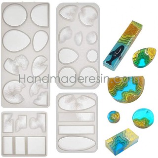 Khuôn Silicon Đảo, Ruộng Bậc Thang Làm Sức Resin