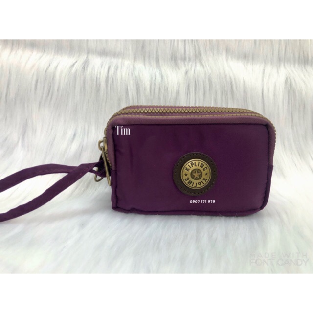 Bóp Cầm Tay Kipling VNXK Vải Dù Nhỏ Gọn - Ví Cầm Tay 3 Ngăn Kipling VNXK - Ms 64 | BigBuy360 - bigbuy360.vn