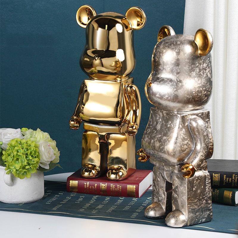 Loa Bluetooth nghe nhạc hình gấu Bearbrick, Chống thấm Nước, Chống va đập, Nghe nhạc chuyên Bass, Âm thanh trầm