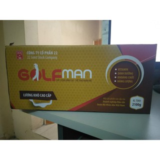 Lương khô Thể Thao GOLFMAN (2.1KG) - 1 Thùng 5 hộp - Công Ty Cổ Phần 22