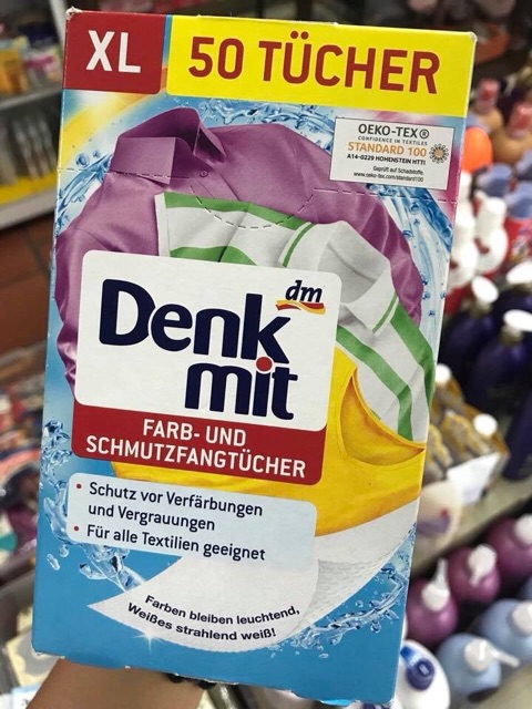 Denk mit dòng sản phẩm nổi tiếng của Đức ☘️Làm trắng áo ☘️ chống loang màu áo ☘️ Thơm tủ quần áo nhất là dành cho nhữnga