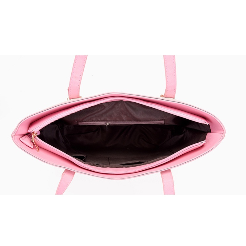 Túi Đeo Chéo Ba Mảnh Màu Sắc Phong Cách Hàn Quốc Cho Nữ