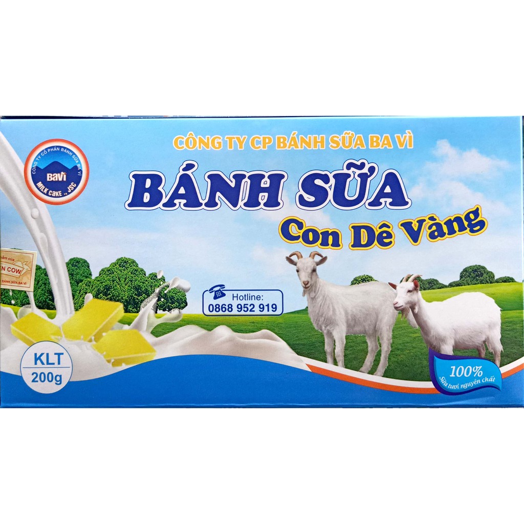 Combo 4 Hộp Bánh Sữa Nguyên Chất Ba Vì Siêu Tiết Kiệm