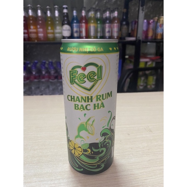 Cocktail Trái Cây FEEL 4.5% 330ml- Vị Chanh Bạc Hà