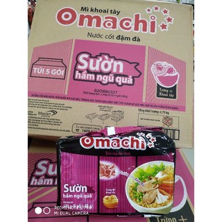 Thùng 30gói Mì Omachi Sườn Hầm Ngũ Quả