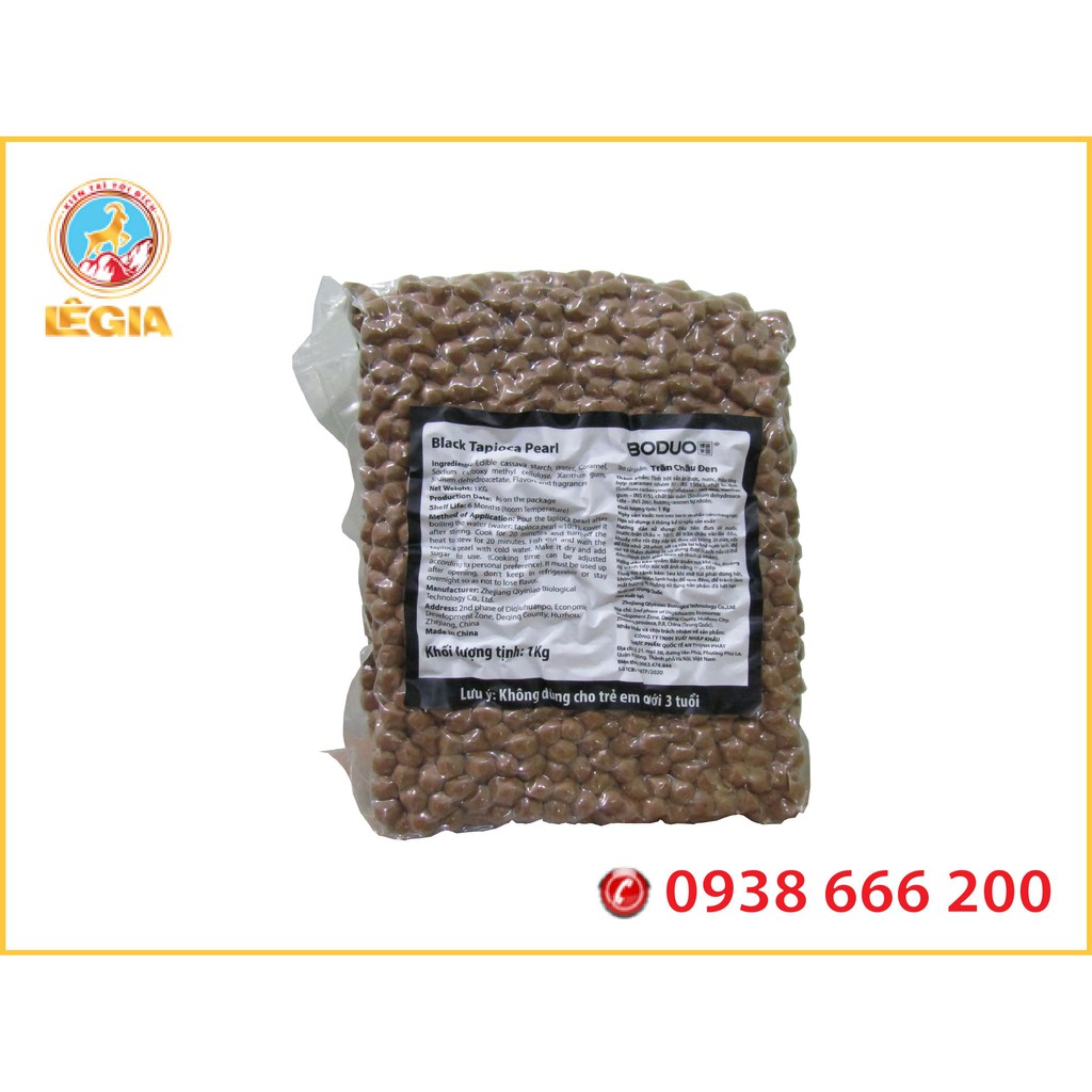 Trân châu đen Boduo gói 1kg