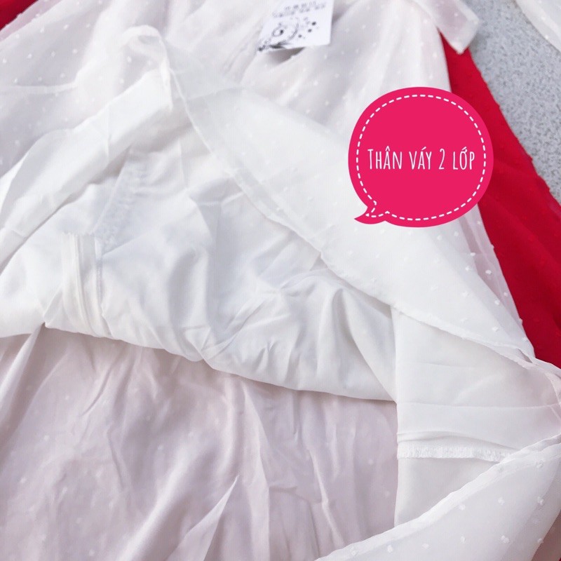 Đầm maxi chấm bi hở lưng | BigBuy360 - bigbuy360.vn