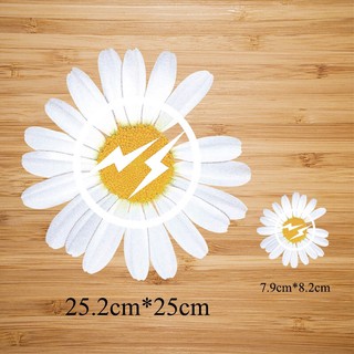 Hình ủi , Hình in nhiệt - mẫu ''hoa cúc trắng''