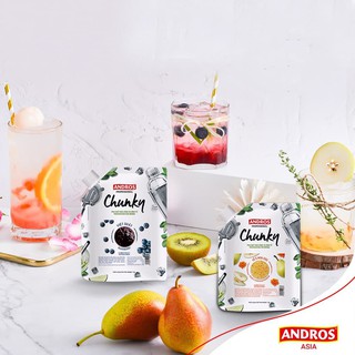 Andros - chunky mứt trái cây - nguyên liệu pha chế - túi 1 kg