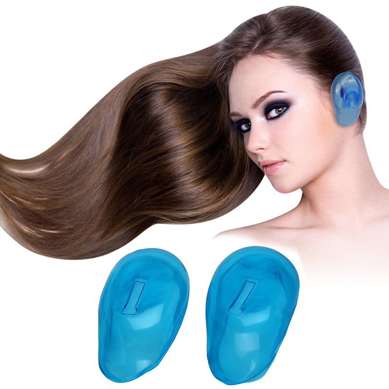 Cặp vỏ bọc bảo vệ tai chống thấm nước tiện lợi dành cho nhuộm tóc