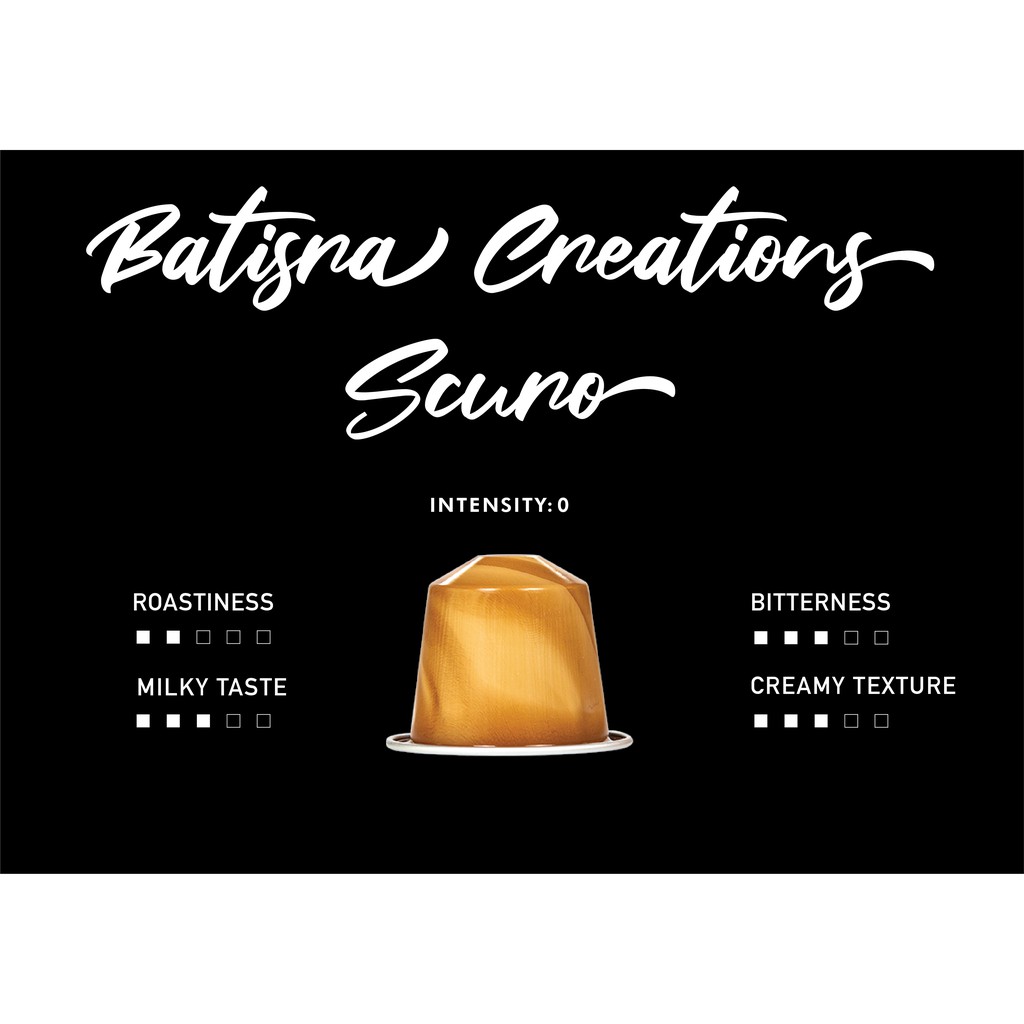 Viên nén cà phê Nespresso - Dòng BARISTA CREATIONS - Cà phê "Phá Cách" - Hộp 10 viên