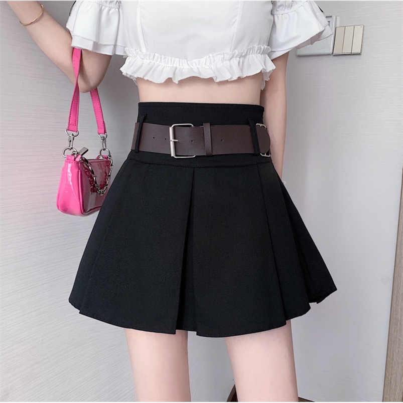 Chân Váy Ngắn Xếp Li Lưng Cao Gợi Cảm Thời Trang Mùa Hè Cho Nữ