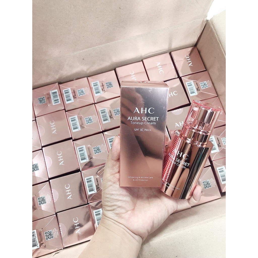 Kem Dưỡng Trắng Hồng Da AHC/ Kem Dưỡng Nâng Tông Da AHC Aura secret toneup cream