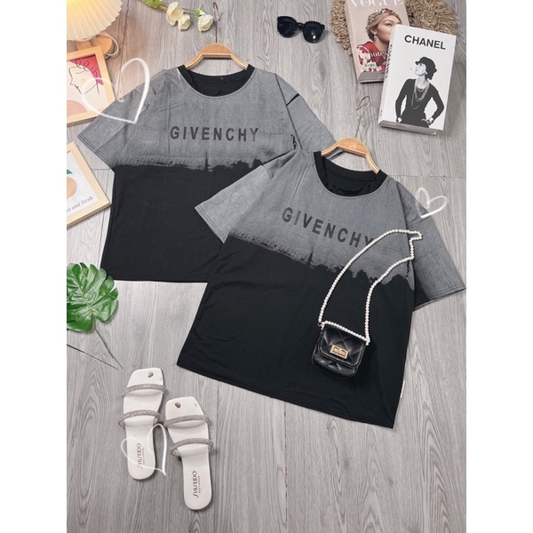 Áo thun loang Givench.y hoạ tiết loang vai from unisex nam nữ