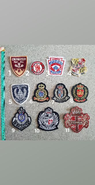 [Mua 4 tặng 1] Sticker lô gô , patches ủi , miếng thêu dán vào quần jean , áo khoác