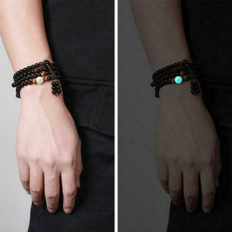 Vòng tay đá obsidian từ tính chăm sóc sức khỏe