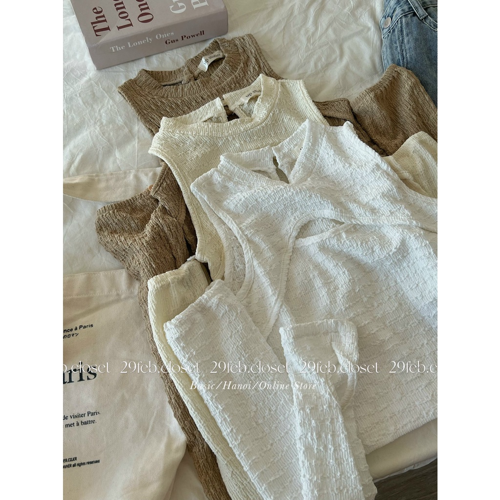 Áo thun gân dài tay mặc được 2 kiểu - 29feb.closet - A119