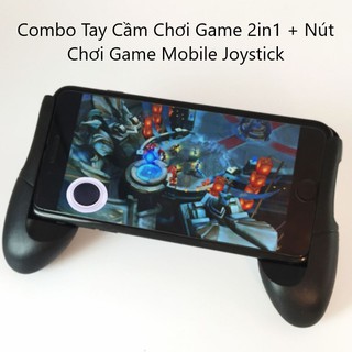 Combo Tay Cầm Chơi Game Điện Thoại tặng Nút Chơi Game Mobile Joystick