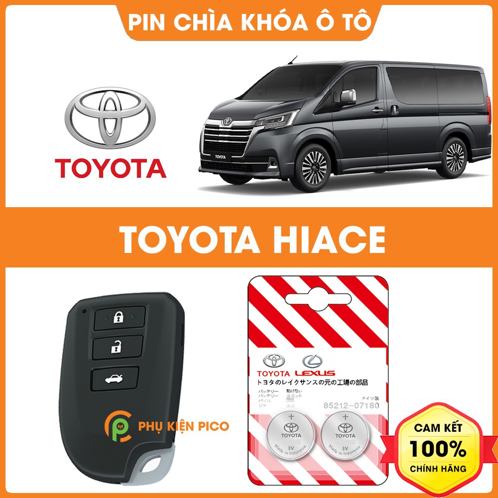 Pin chìa khóa ô tô Toyota Hiace chính hãng sản xuất theo công nghệ Nhật Bản – Pin chìa khóa Toyota Hiace