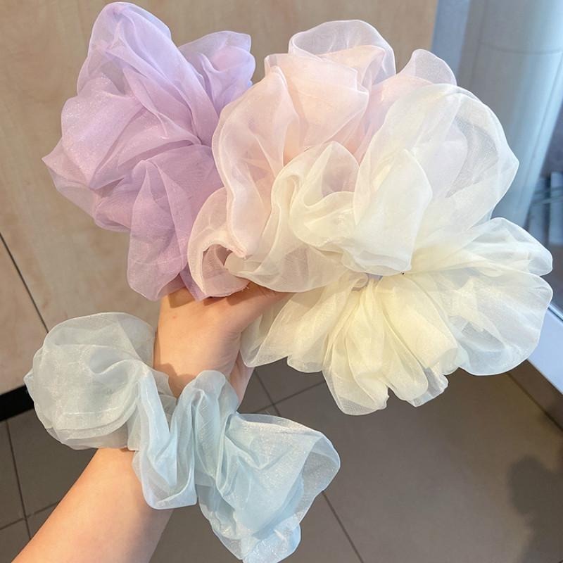 vòng tóc vải Dây Buộc Tóc Co Giãn Phong Cách Cổ Điển Dễ Thương Cho Bạn Nữ