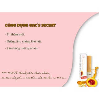 Gac's Secret - Son Gấc dưỡng môi