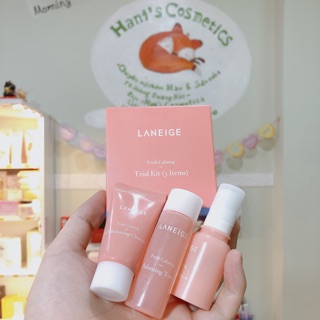 SET DƯỠNG DA LANEIGE FRESH CALMING TRIAL KIT