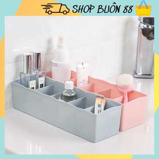 ❌XẢ KHO❌ Hộp Đựng Đồ Lót, Khay Nhựa 5 Ngăn Đựng Đồ Lót, Tất, Vớ Tiện Dụng 88102 shop buôn 88