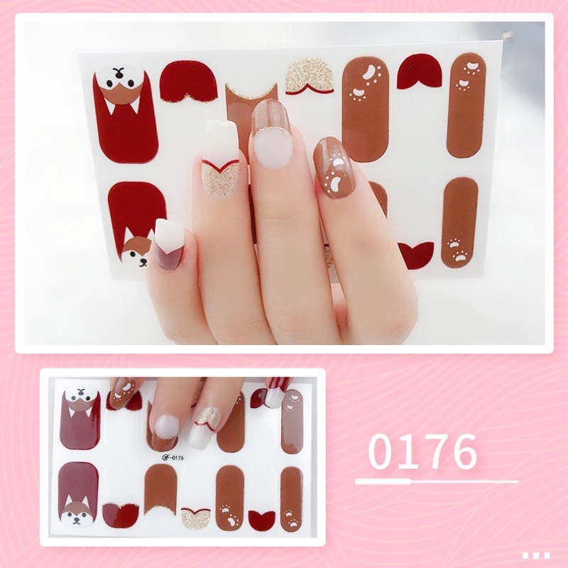 Sticker dán móng tay, nail sticker cute - tiemcuaxu