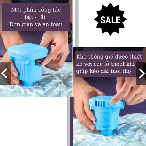 Túi hút chân không hình vịt bảo quản quần áo, chăn màn mền giày cho vào vali khi đi du lịch 88325