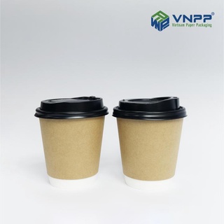 Cốc/ly giấy Kraft 2 lớp 10oz - 300ml