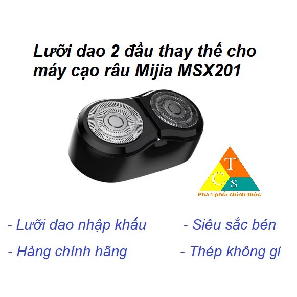 Lưỡi dao 2 đầu thay thế cho cạo râu Mijia MSX201