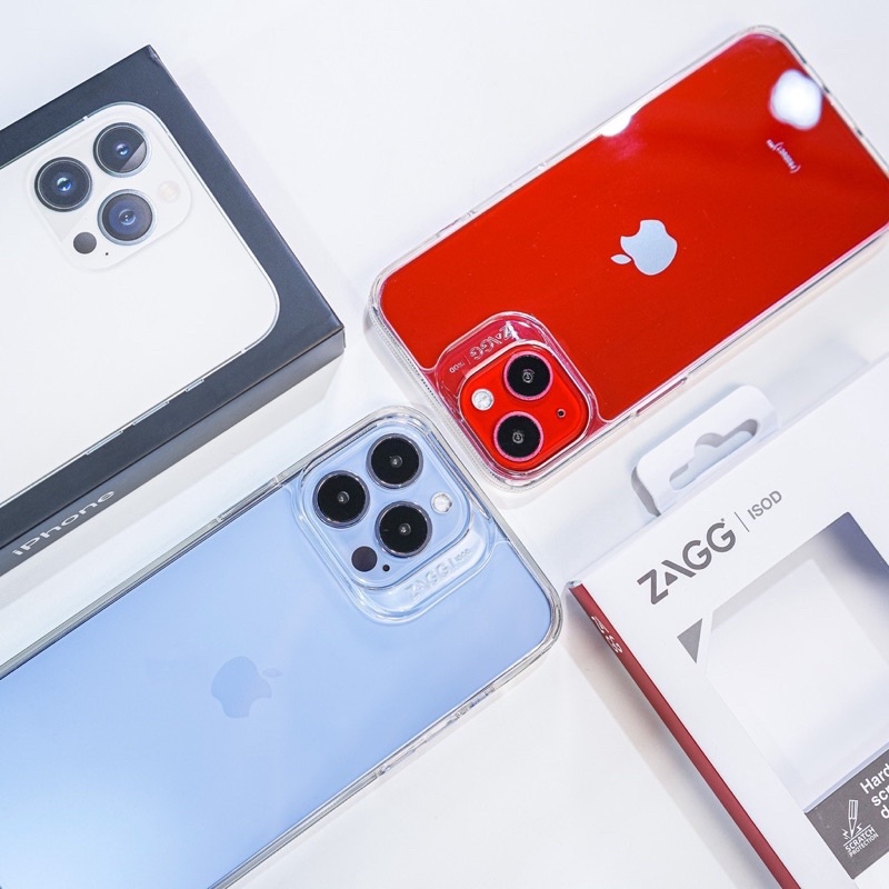 Ốp lưng trong suốt chống sốc ZAGG Clear Case Cho Iphone 13 pro max